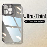 Ultra Thin PC Transparent Case For iPhone