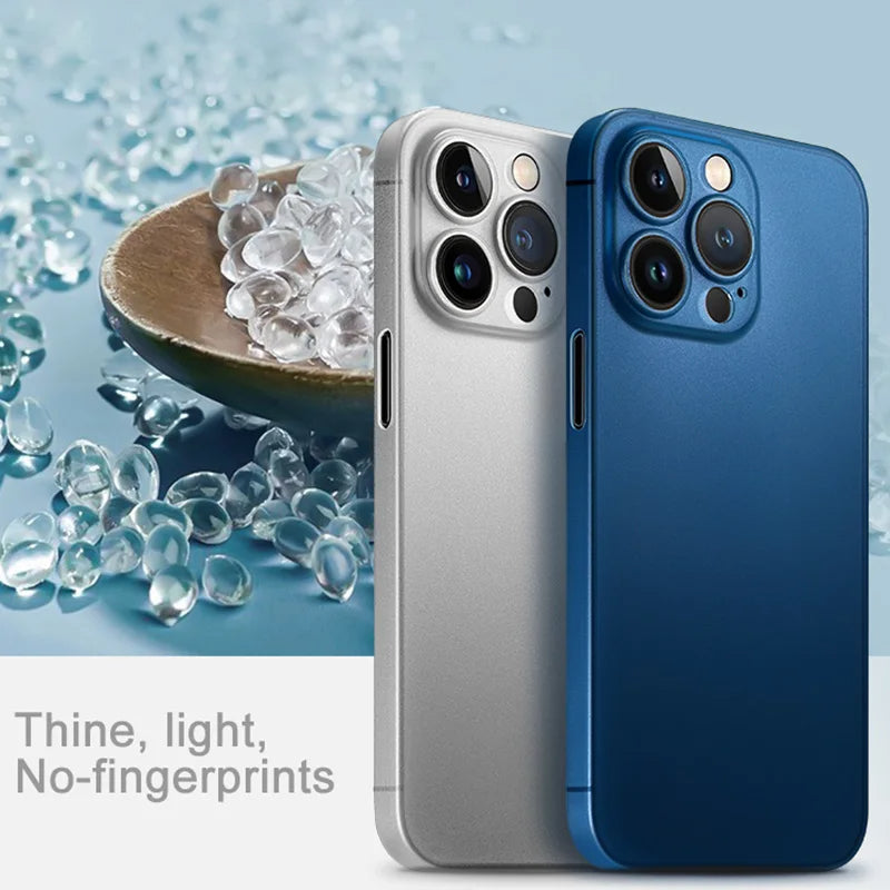 New 0.2MM Ultra Thin Matte PP Case For iphone