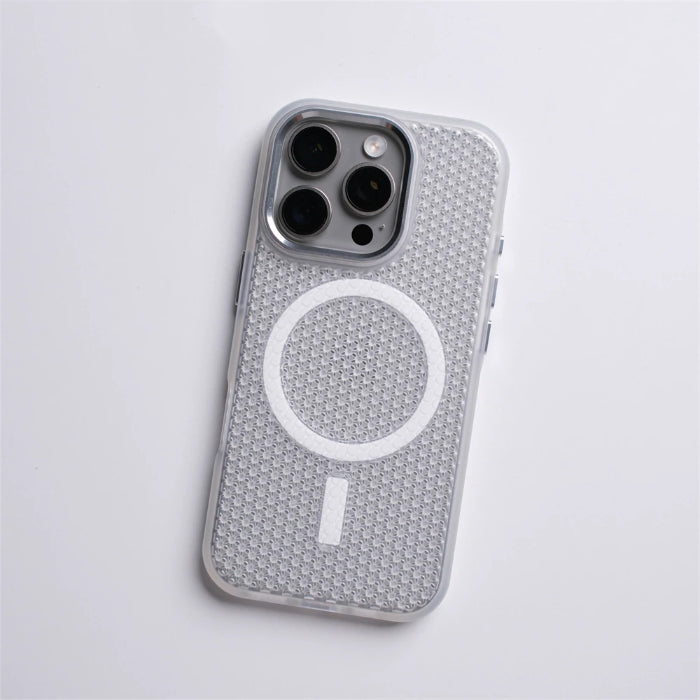 Heat Dissipation Hollow Shockproof Magnetic Case For iPhone