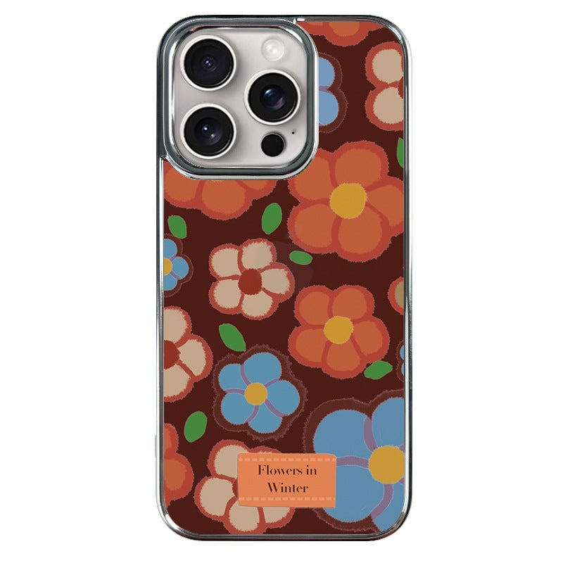 Retro Small Flower Case For iPhone