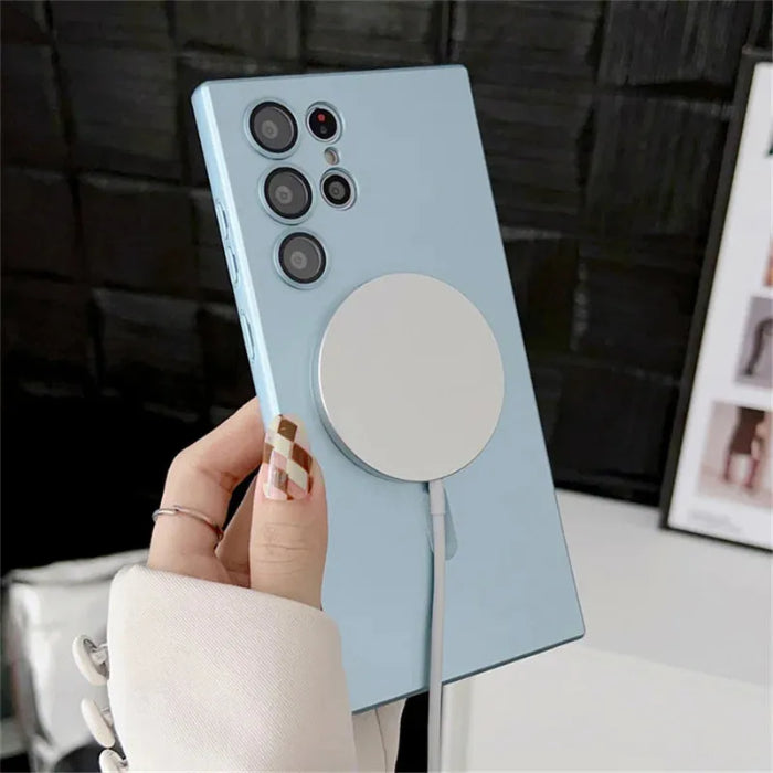 Slim Soft TPU Shockproof Magnetic Case for Samsung
