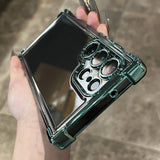 Plating Armor Transparent Case For Samsung