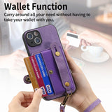 Wrist Lanyard Card Holder Kickstand Case for iphone