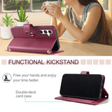 Leather Wallet Ultra Flip Case For Samsung Galaxy