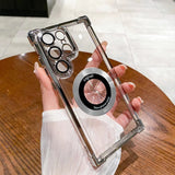 Luxury Plating Magnetic Case For Samsung