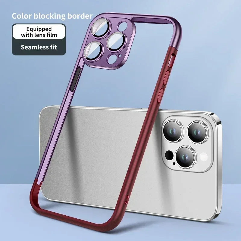 Contrast Metal Bumper Frame iPhone Case