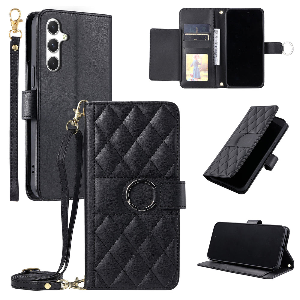 Leather Wallet Ultra Flip Case For Samsung Galaxy