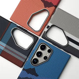 Luxury Carbon Fiber Wireless Charging Magsafe Case for Samsung