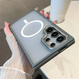 Luxury Matte Magnetic Phone Case for Samsung Galaxy