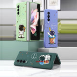 Cute Astronaut Silicone Case For Samsung Z Filp/Z Fold