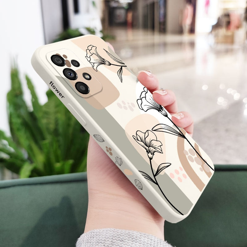 Beautiful Art Flower Case For Samsung