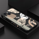 Beautiful Art Liquid Silicone Case For iPhone
