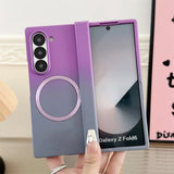 Candy Color Gradient Magnetic Case for Samsung Z Fold