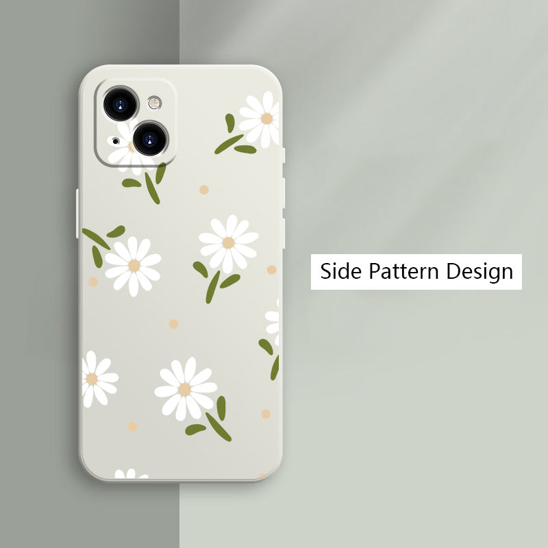 Cartoon Flower SIlicone Case For Samsung