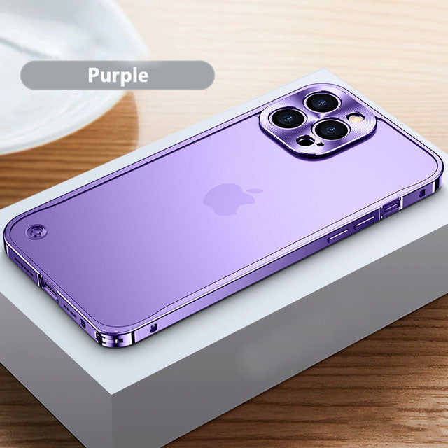 Electroplated Metal Frame Case For iPhone