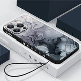 Colorful Marble Silicone Shockproof Case For iPhone