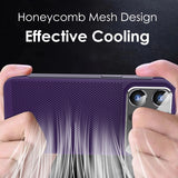 Cooling Rimless Glass Big Window Case For iPhone