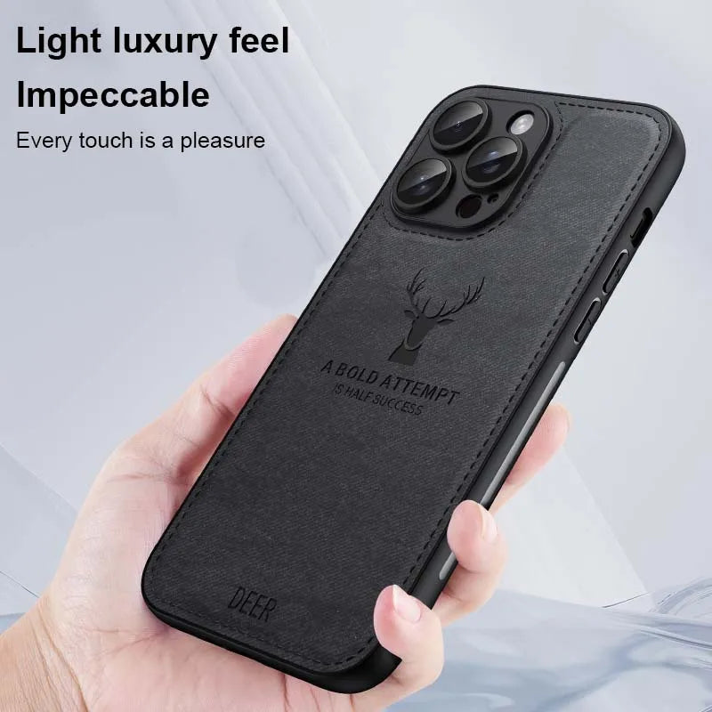 Deer Soft Breathable Heat Dissipation Case For iPhone