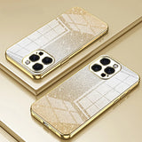 Electroplated Glitter Soft TPU Case For iPhone