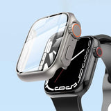 Tempered Glass Frame Case For Apple Watch
