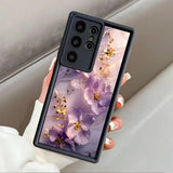 Flower Marble Soft Silicone Case for Samsung