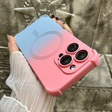 Gradient Color Soft Silicone Case For iPhone