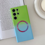 Magnetic Matte Silicone Case For Samsung