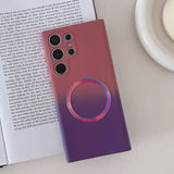 Magnetic Matte Silicone Case For Samsung