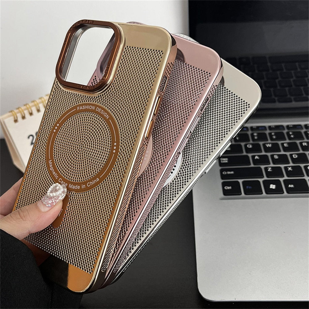 Plating Heat Dissipation Case for iPhone