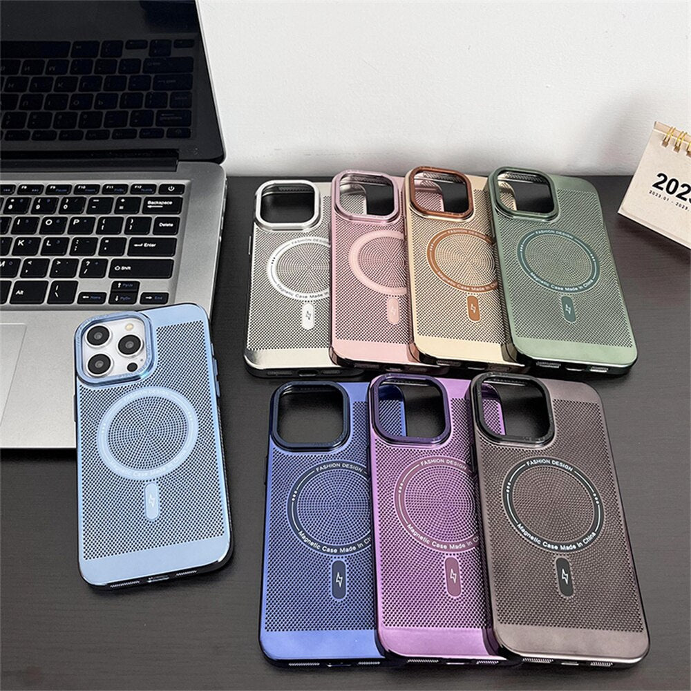 Plating Heat Dissipation Case for iPhone