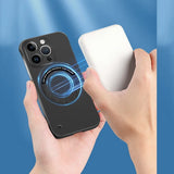 Frameless Magnetic Hard PC Matte Case For iPhone