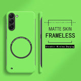 Frameless Magnetic Slim Hard PC Matte Case For Samsung