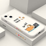 Fun Corgi Cute Silicone Case For iPhone