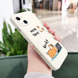 Fun Corgi Cute Silicone Case For iPhone