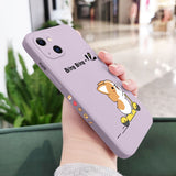 Fun Corgi Cute Silicone Case For iPhone