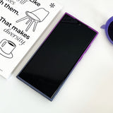 Gradient Soft Silicone Stand Case For Samsung