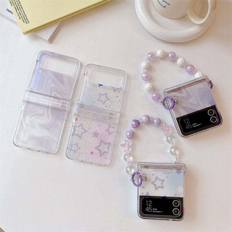 Fashion Cute Star With Chain Case For Samsung