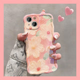 Vintage Oil Painting Flower Case for iPhone