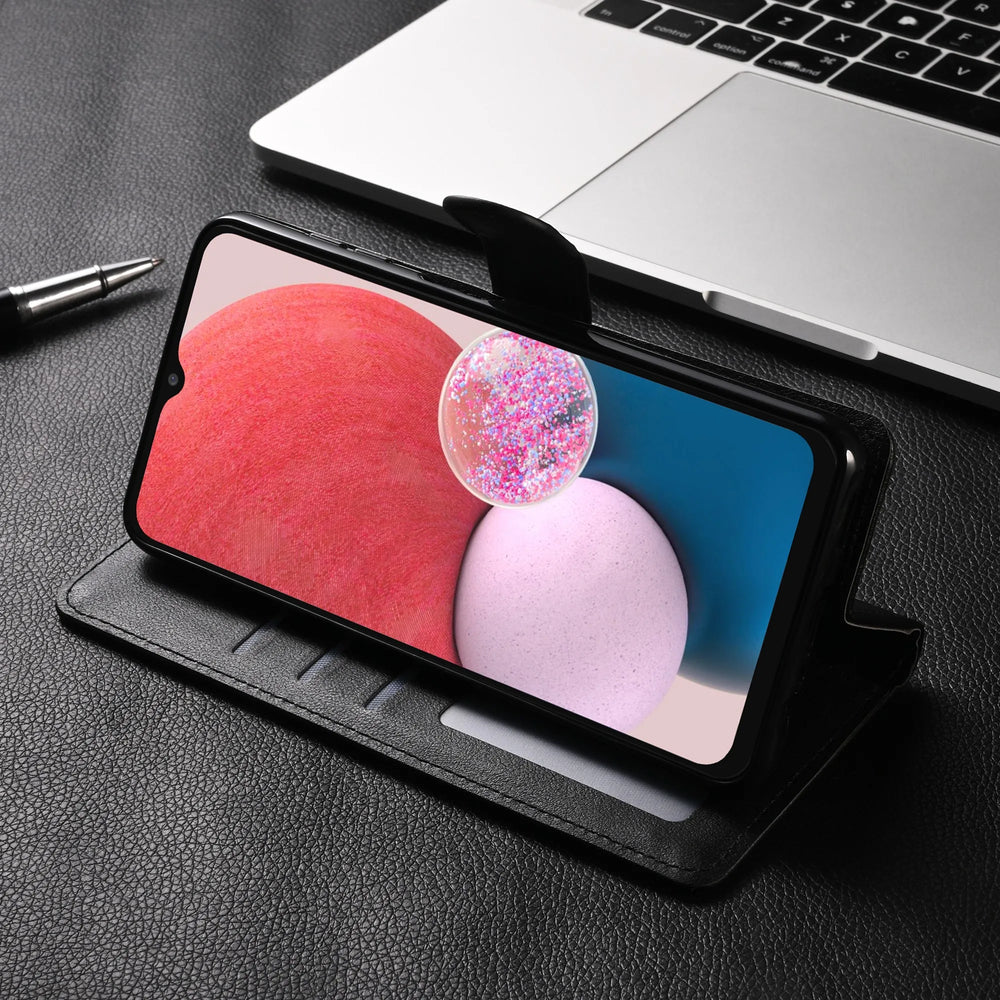 Funda Flip Wallet Leather Case For Samsung
