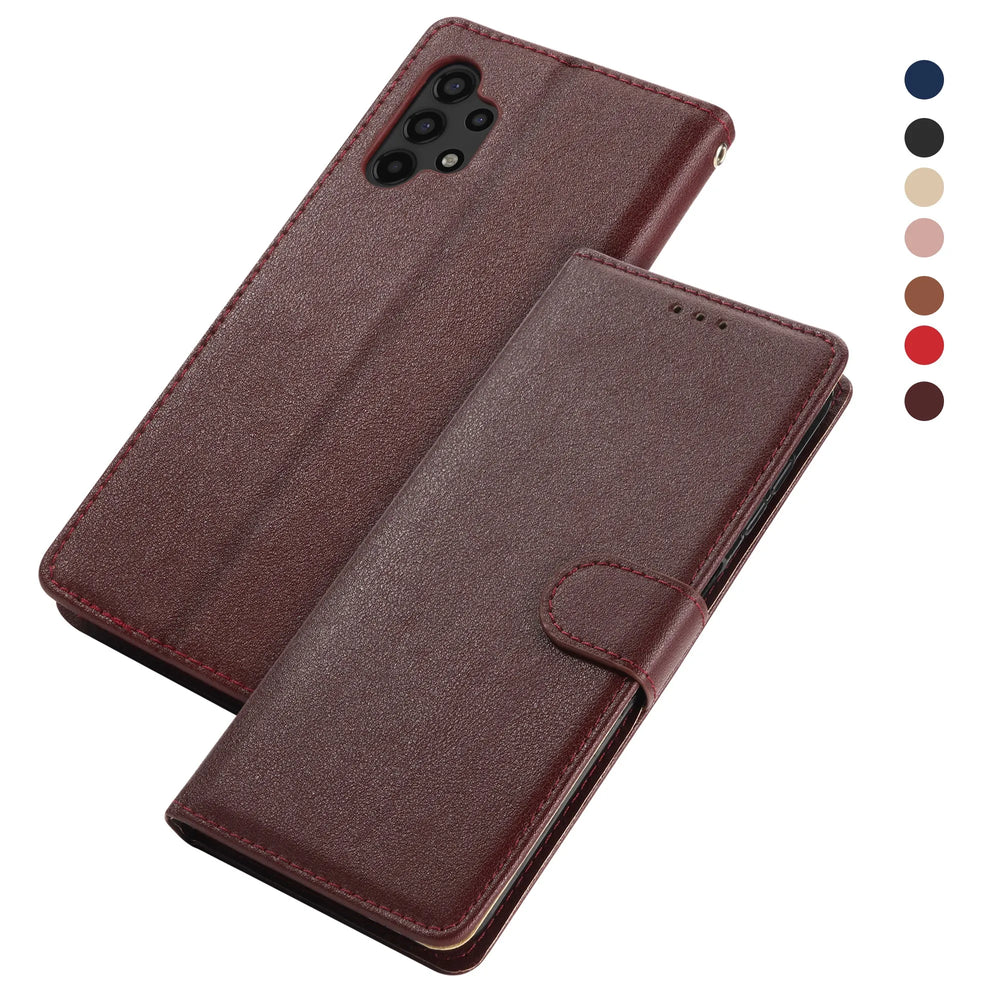 Funda Flip Wallet Leather Case For Samsung