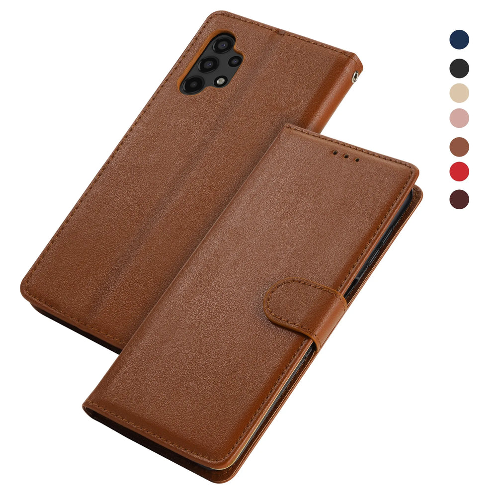 Funda Flip Wallet Leather Case For Samsung