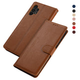 Funda Flip Wallet Leather Case For Samsung