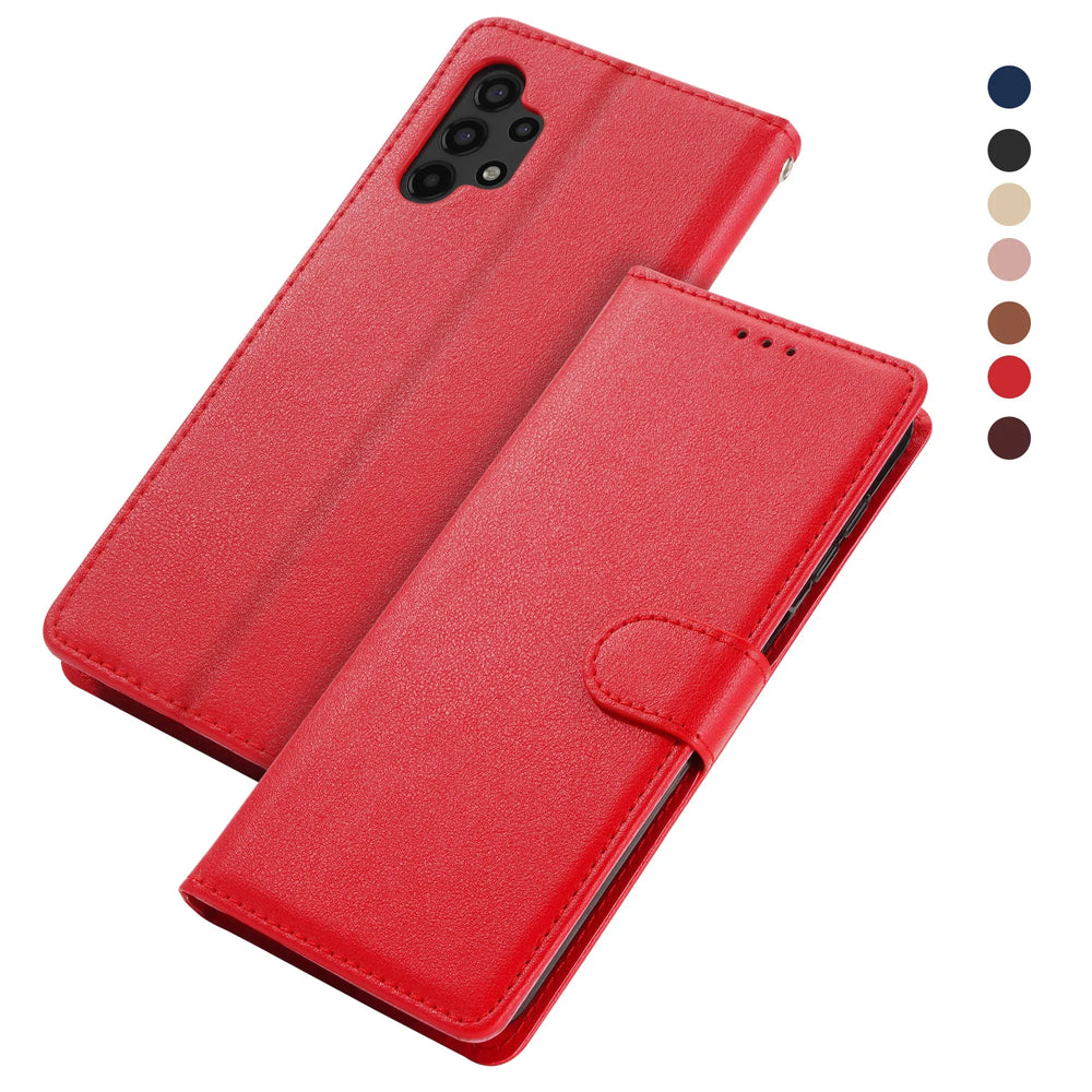 Funda Flip Wallet Leather Case For Samsung