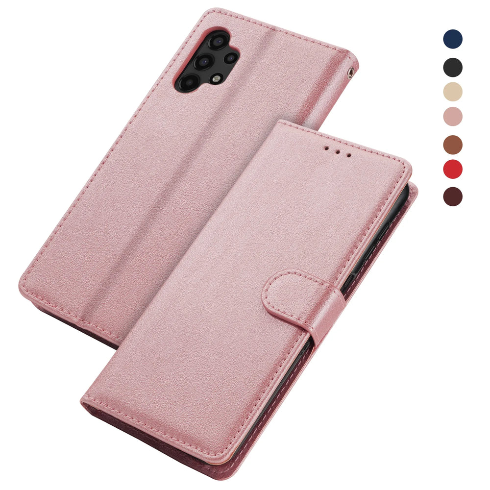 Funda Flip Wallet Leather Case For Samsung