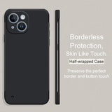 Luxury Borderless Candy Color Hard PC Case For iPhone