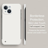 Luxury Borderless Candy Color Hard PC Case For iPhone