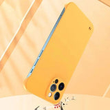 Luxury Borderless Candy Color Hard PC Case For iPhone