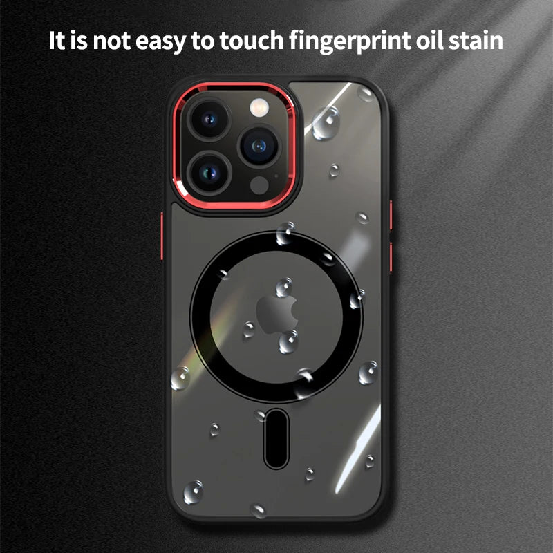 Luxury Clear HD Magnetic Case For iPhone