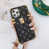 Luxury Fashion Retro Leather Case For iPhone