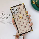 Luxury Fashion Retro Leather Case For iPhone